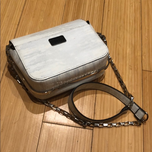 Sam Edelman White and Silver Weston Cross Body - Picture 7 of 9